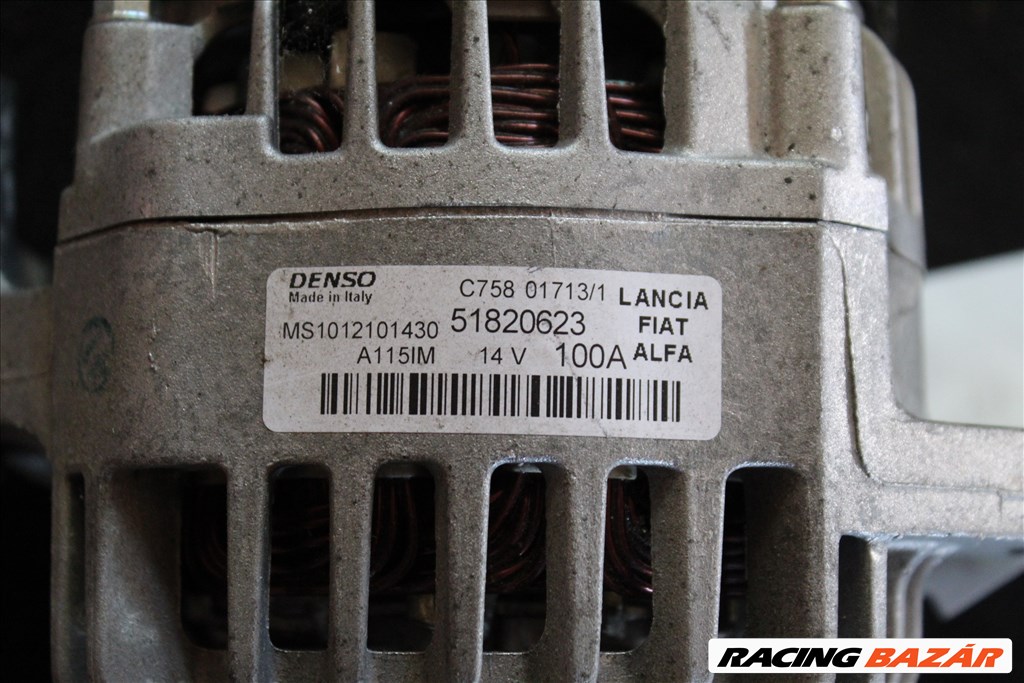 Fiat Bravo 2007-2010 1.6 MJET generátor (207)  51820623 2. kép