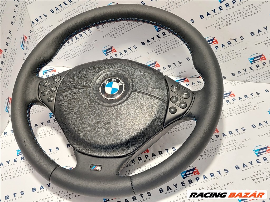 BMW E39 Mtech 3 kormány bőrkormány bőr multi kormány (002832) 4. kép