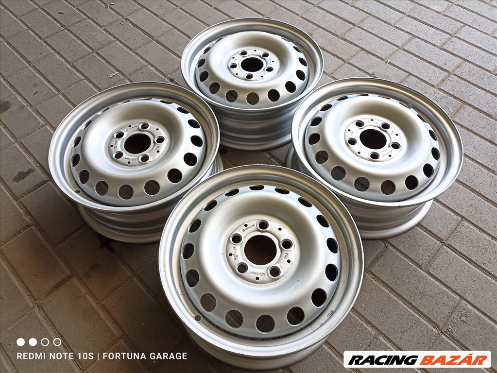 5x112 15" Mercedes Vito újszerű lemezfelni garnitúra (R240) 2. kép