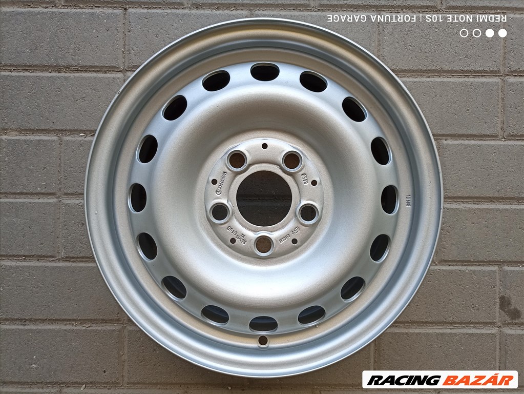 5x112 15" Mercedes Vito újszerű lemezfelni garnitúra (R240) 5. kép