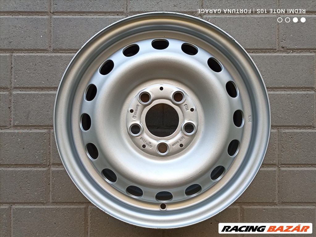 5x112 15" Mercedes Vito újszerű lemezfelni garnitúra (R240) 6. kép