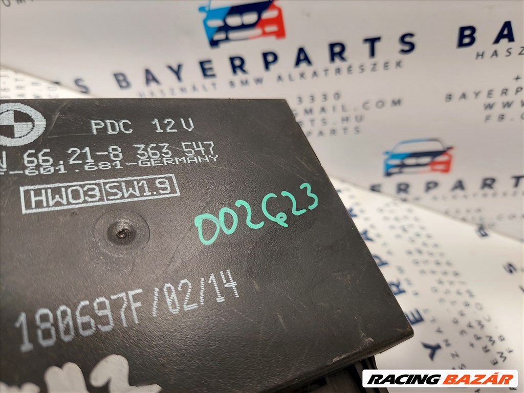 BMW E39 hátsó PDC tolatóradar vezérlő doboz modul controller egység szett (002623) 66218363547 2. kép