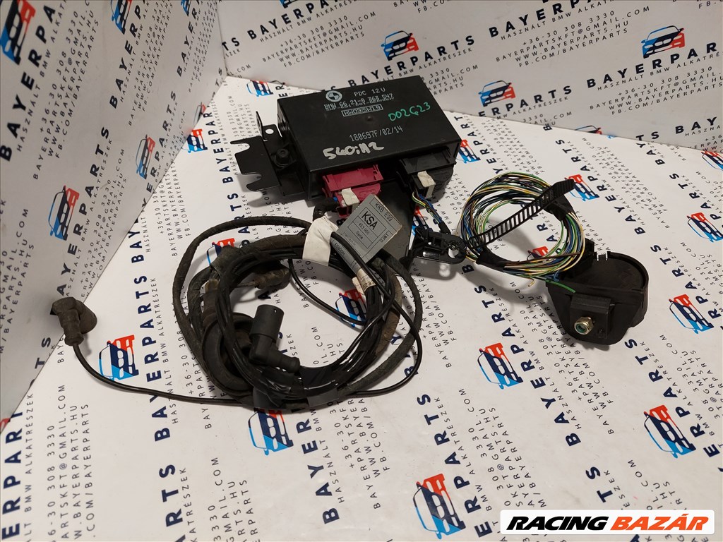 BMW E39 hátsó PDC tolatóradar vezérlő doboz modul controller egység szett (002623) 66218363547 1. kép