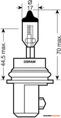 OSRAM 9007 - fényszóró izzó HUMMER LINCOLN 1. kép