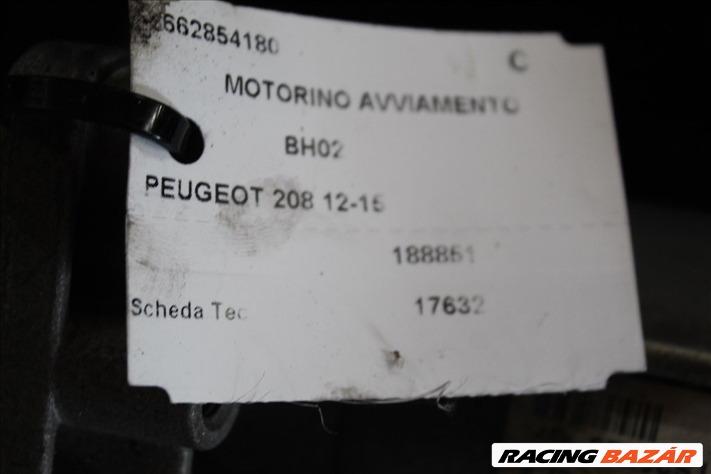 Peugeot 208 2012-2015 1.6 D önindító  9662854180 (294) 4. kép