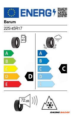 Barum Quartaris 5 XL FR 225/45 R17 94V négyévszakos gumi 2. kép