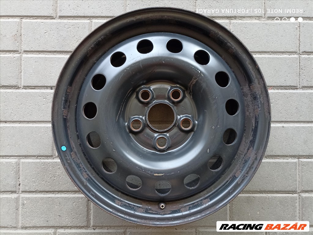 5x112 16" Volkswagen használt lemezfelni garnitúra (208) 5. kép