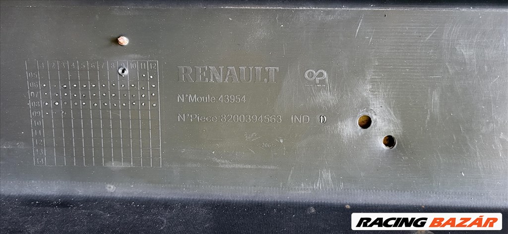Renault MASTER 06- Első ködlámpás lökhárító HÉJ rács 0723 8200394563 12. kép