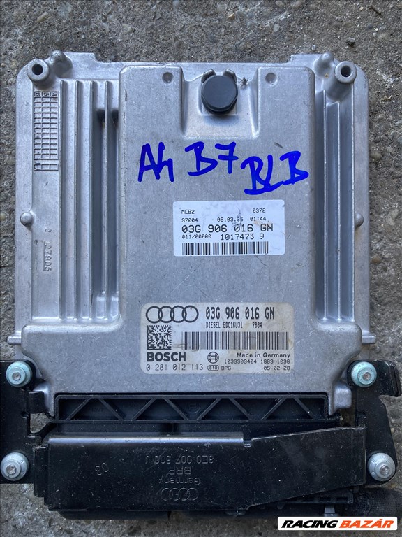 Audi A4 (B6/B7) 2.0 TDI A4 B7 BLB motorvezérlő elektronika  03g906016gn 0281012113 1. kép