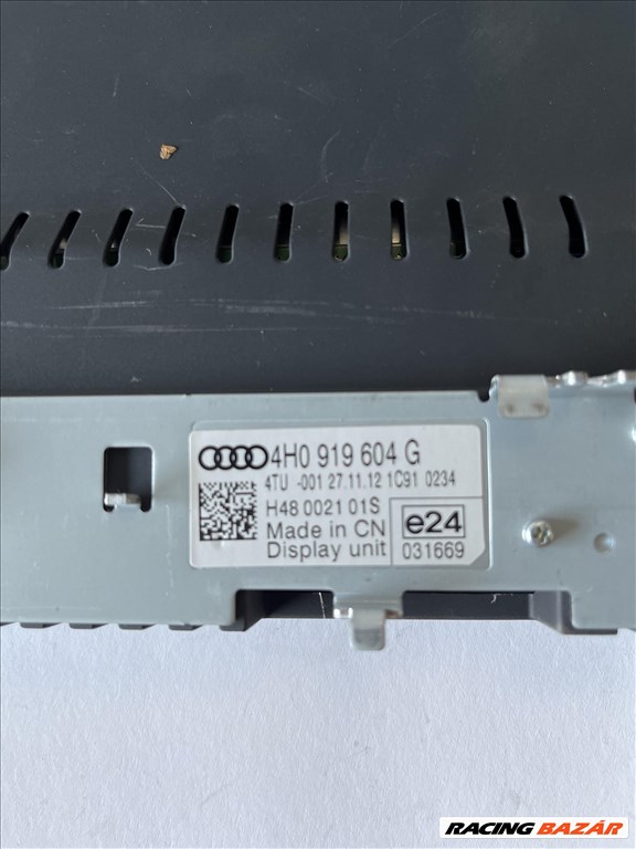 Audi A8 (D4 - 4H) Monitor műszerfal kijelző  4h0919604g 2. kép