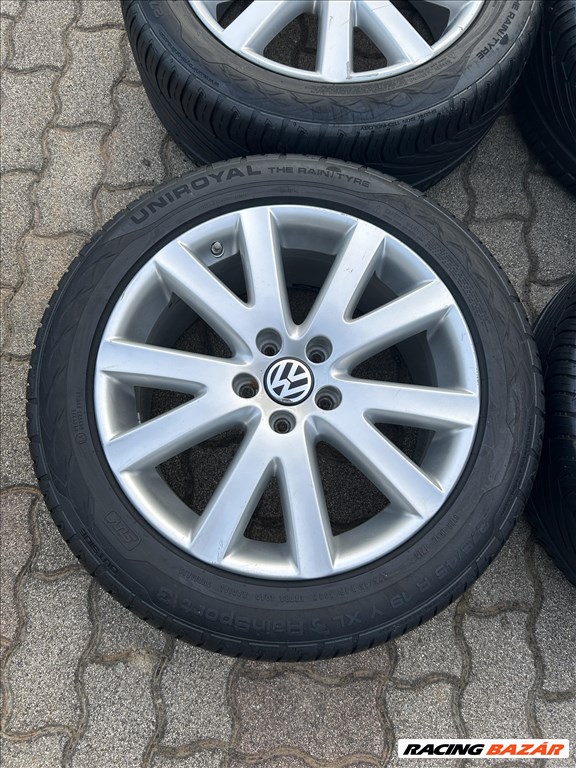 Gyári VW Touareg BBS 19" 5x120 alufelni gyári TPMS nyomásszenzorokkal gumik nélkül 3. kép