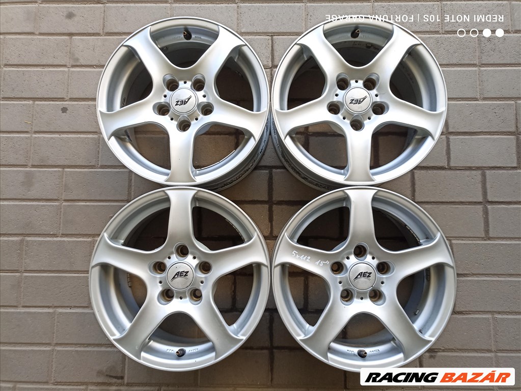 5x112 15" AEZ ICON használt alufelni garnitúra 1. kép