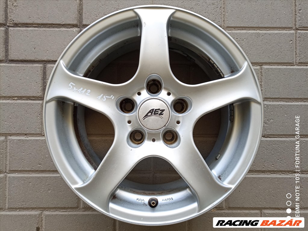 5x112 15" AEZ ICON használt alufelni garnitúra 3. kép