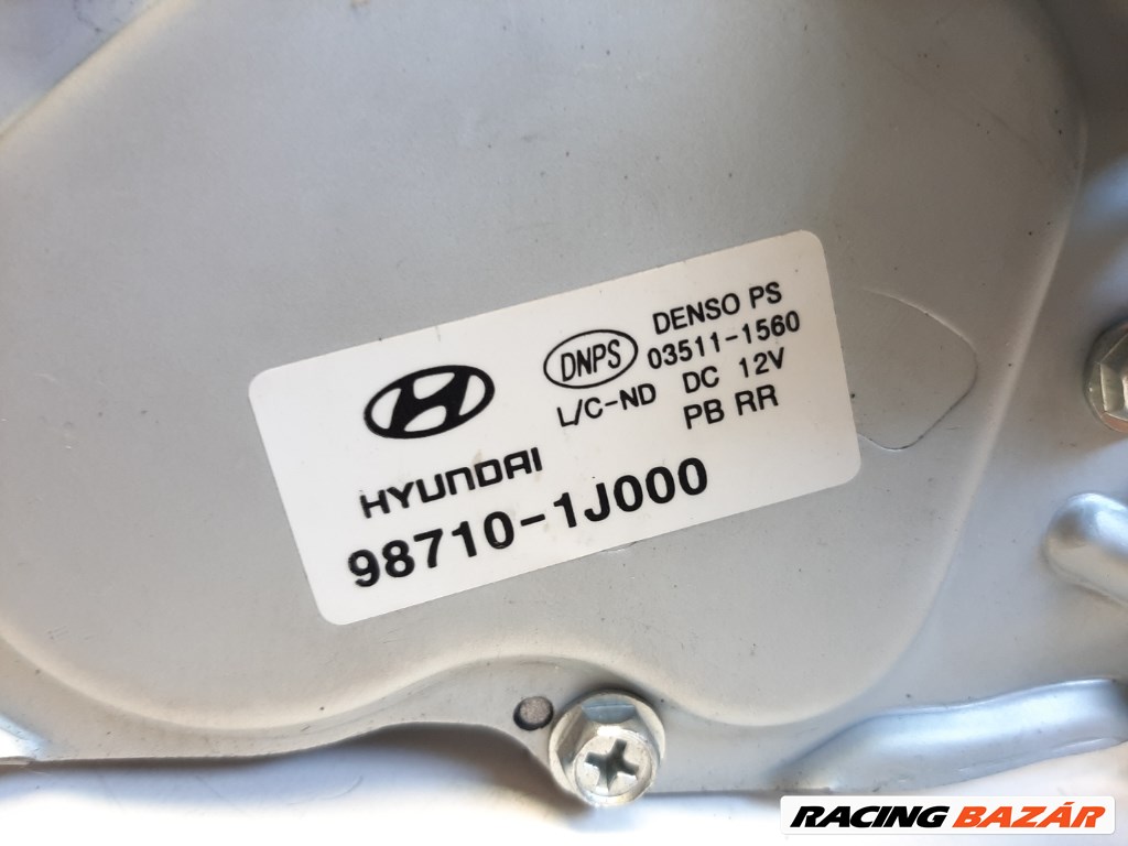 Hyundai I 20 (PB) hátsó ablaktörlõ motor 987101J000 3. kép