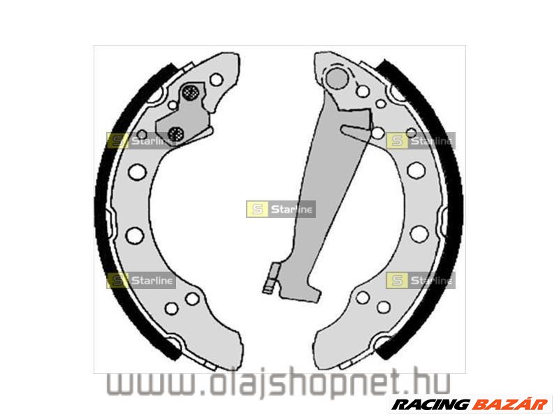 Hátsó fékpofa VW Polo (9N) 1.4 2001-2009 1. kép