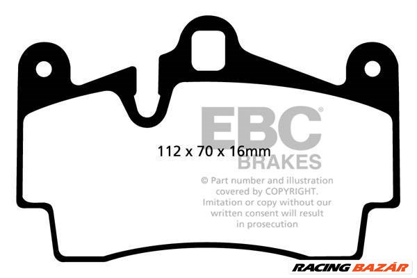 EBC DP61474 Greenstuff 6000 fékbetét szett két tárcsához 1. kép