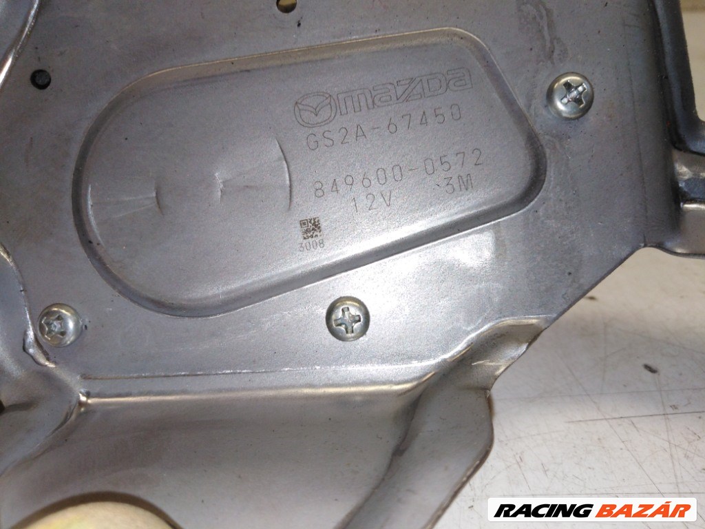 Mazda 6 kombi hátsó ablaktörlõ motor GS2A67450 3. kép