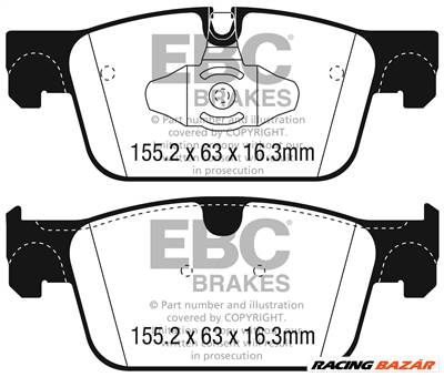 EBC DP22305 Greenstuff fékbetét szett két tárcsához