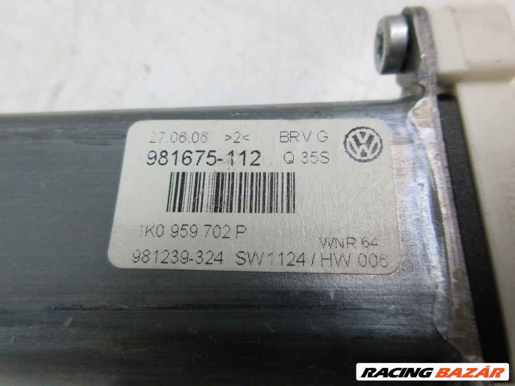 Volkswagen Passat VII (3C) jobb elsõ ablakemelõ motor 1K0959702P 2. kép