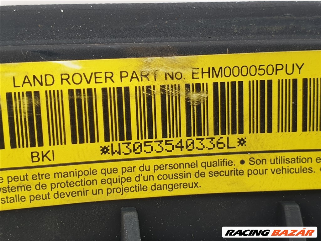 504986 Land Rover Freelander 2005, Kormánylégzsák, Légzsák, 1 Csati, 4 Águ Kormányba EHM000050PUY 8. kép