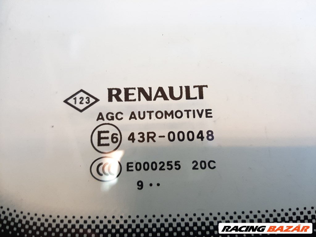 Renault Megane kombi bal hátsó oldalfal üveg (karosszéria oldal üveg) 833078702R 2. kép