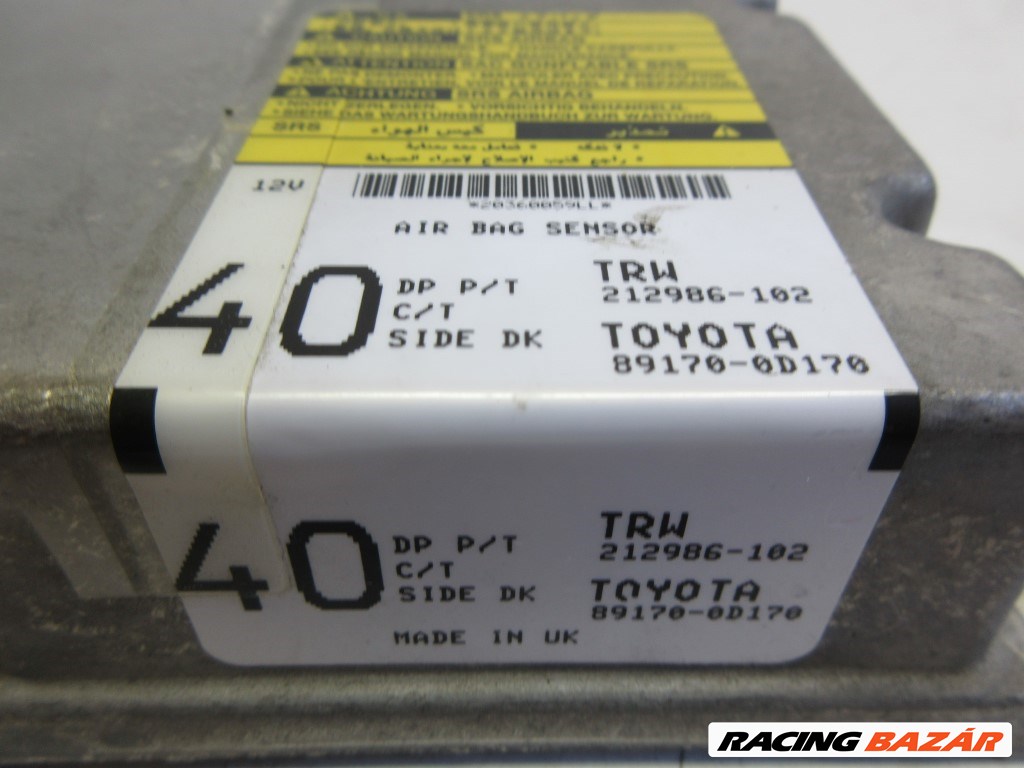 Toyota Yaris (XP90) légzsák indító 891700D170 2. kép