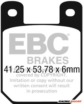 EBC FA665 Premium Organikus Aramid fékbetét garnitúra