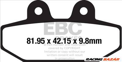 EBC FA710V V-Pad Semi-Sinter részben szinter fékbetét garnitúra