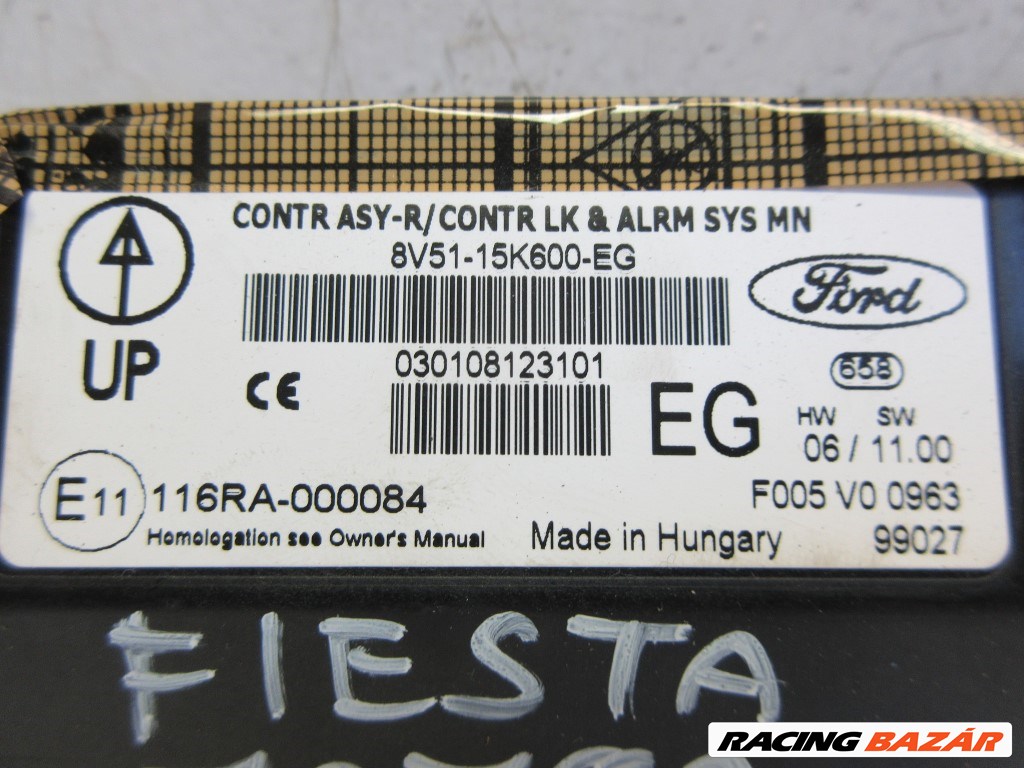 Ford Fiesta  komfort elektronika 8V5115K600EG 2. kép