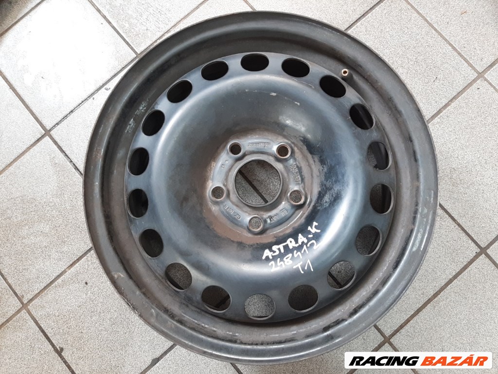 Opel Astra K  acélfelni 1db 2150191 1. kép