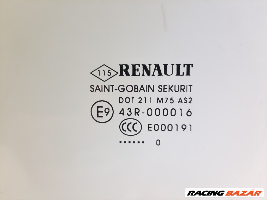 Renault Megane bal elsõ ajtó üveg lejáró 2. kép