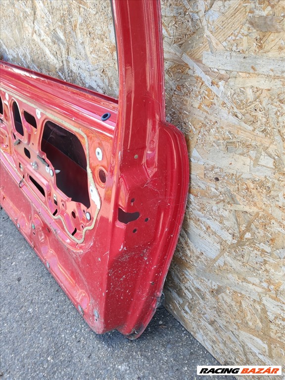 168532 Fiat Seicento 1998-2010 piros színű jobb oldali ajtó, a képen látható sérüléssel 5. kép