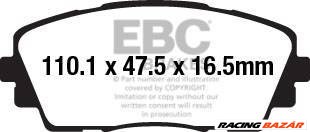 EBC DPX2163 Ultimax2 fékbetét szett két tárcsához 1. kép
