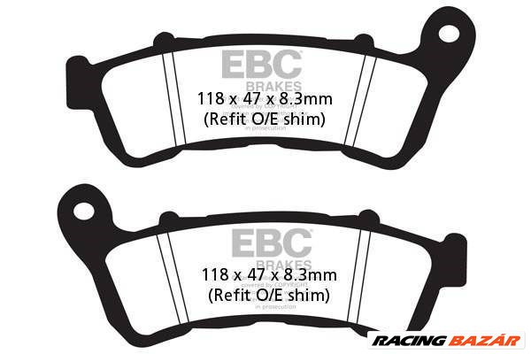 EBC SFA388HH Scooter Sintermetall robogó fékbetét garnitúra 1. kép