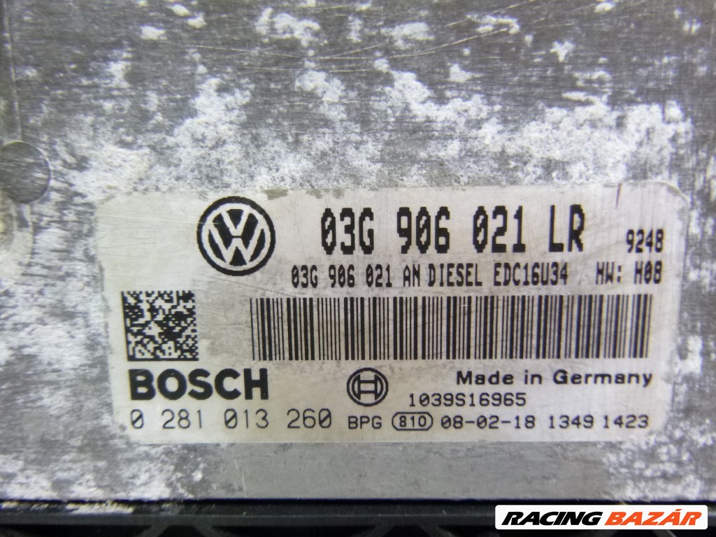 Volkswagen Passat VII (3C) motorvezérlõ 03G906021LR 2. kép