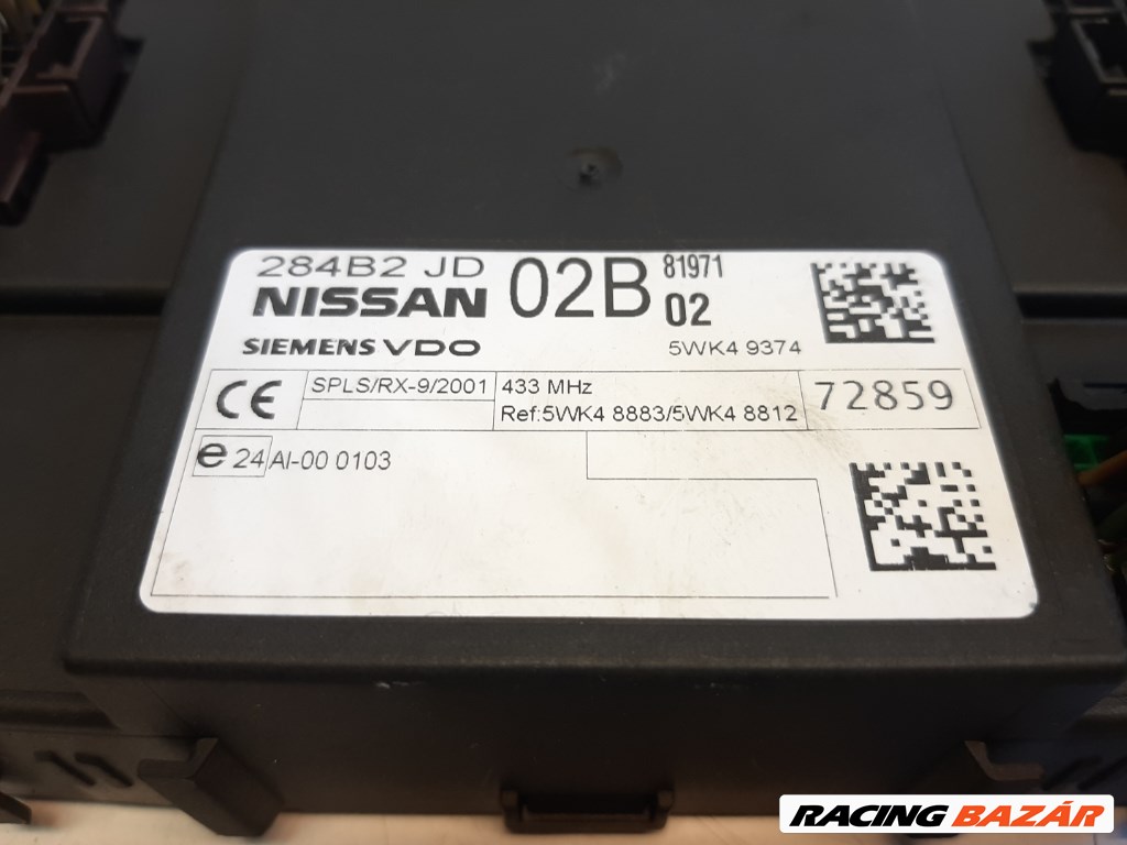 Nissan Qashqai (J10) komfort elektronika 284B2JD02B 2. kép