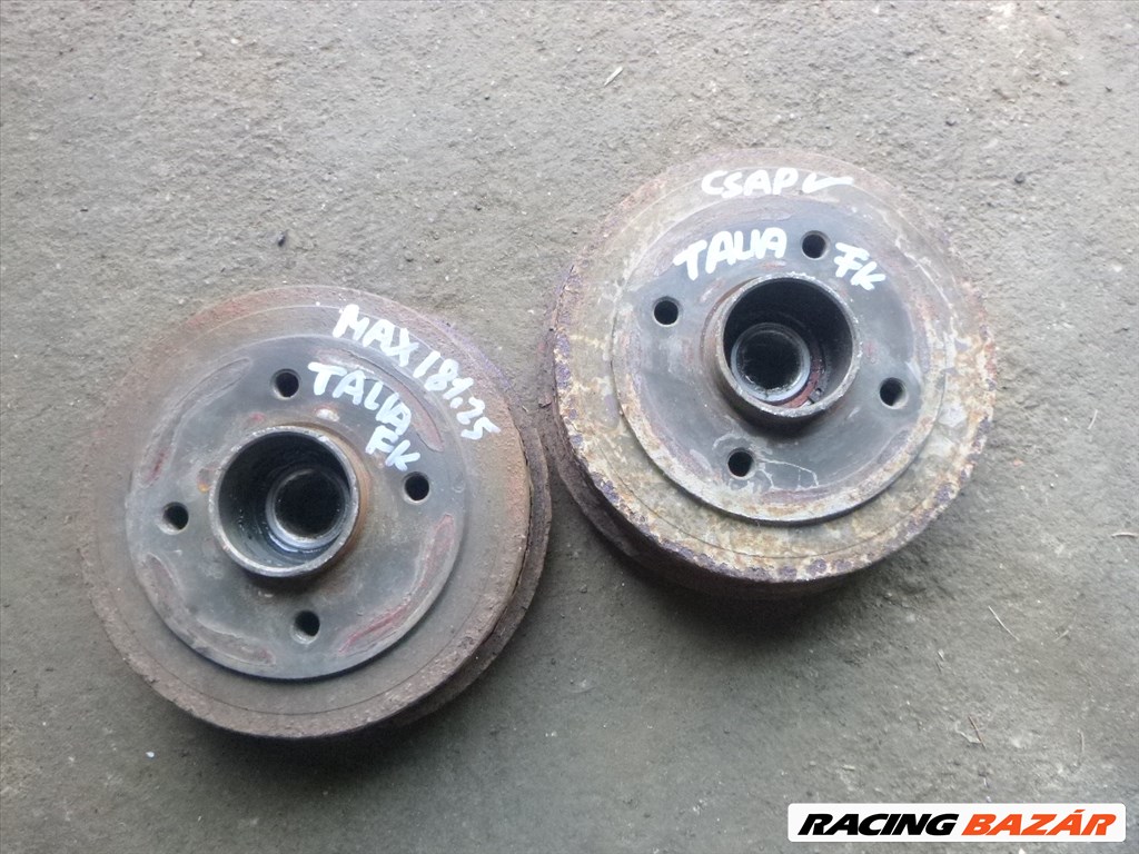 Renault Thalia I 2004 , 1,6, benzin fékdob 181,25 mm ,, ABS  NÉLKÜLI 1. kép