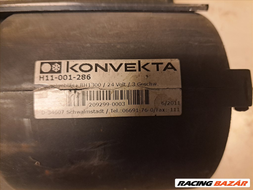 Eladó Volvo busz 24 volt fűtőmotor páramentesítő motor ventilátor 2898092009 h11001286 9. kép