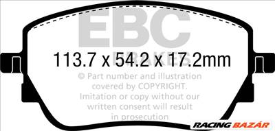 EBC DP32391C Redstuff fékbetét szett két tárcsához