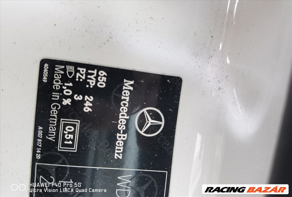 Mercedes B-osztály 180CDI OM651901 automata (W246) bontott alkatrészei 2. kép