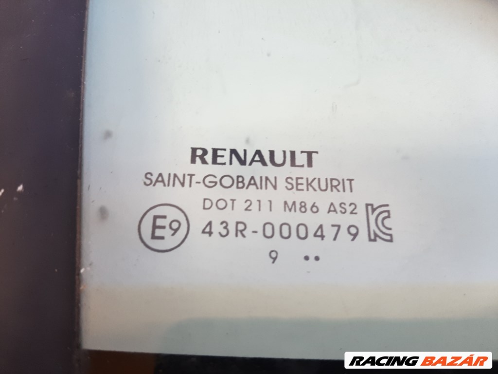 Renault Zoe jobb elsõ ajtó üveg fix 803309125R 2. kép