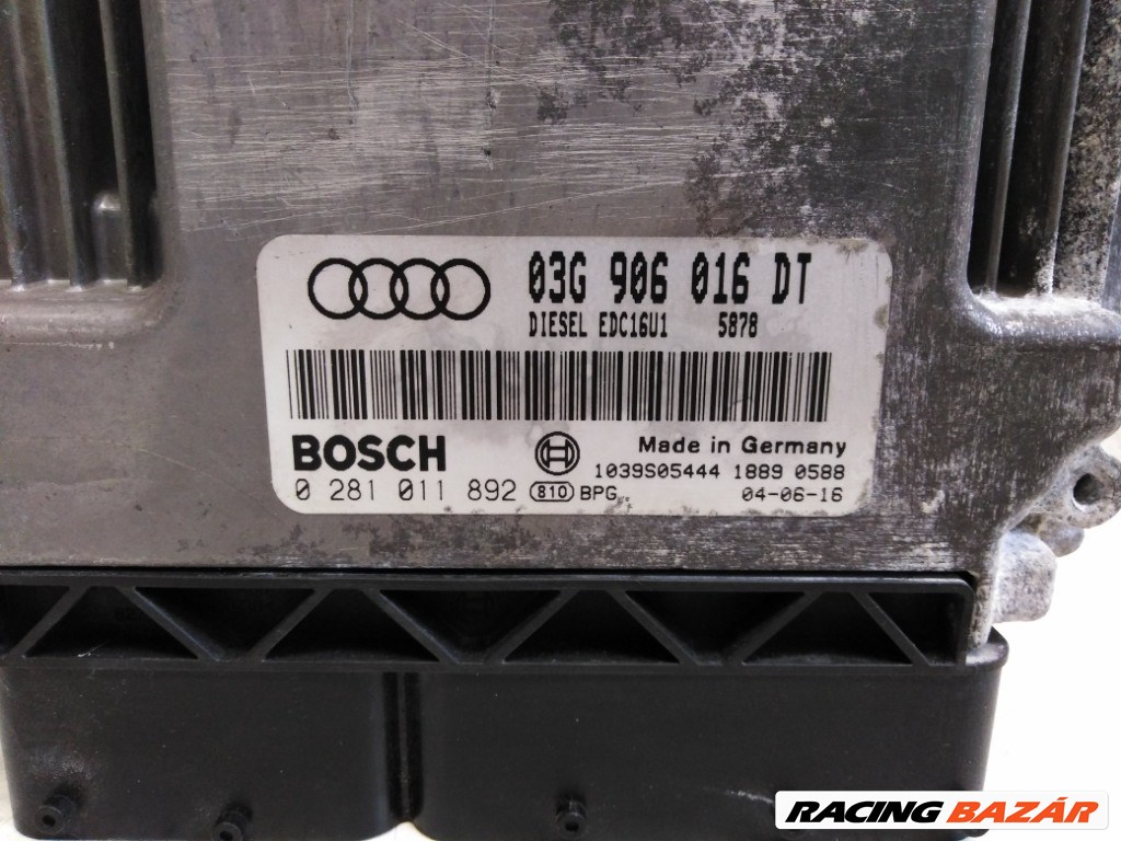 Audi A3 (8P) motorvezérlõ 03G906016DT 2. kép