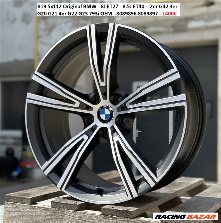 R19 5x112 Original BMW - 8J ET27 - 8.5J ET40 -  2er G42 3er G20 G21 4er G22 G23 793i  1. kép