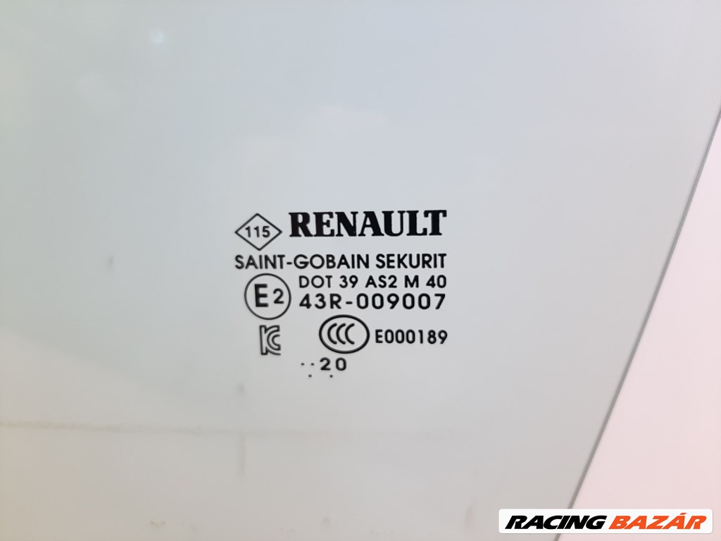 Renault Zoe bal elsõ ajtó üveg lejáró 2. kép