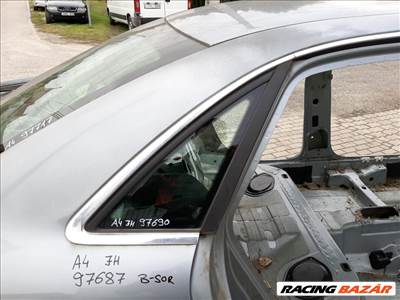 Audi A4 4 ajtós (8E B7) jobb hátsó oldalfal üveg (karosszéria oldal üveg)