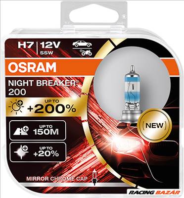 Osram Night breaker laser +200% H7 55w 2db - 2741