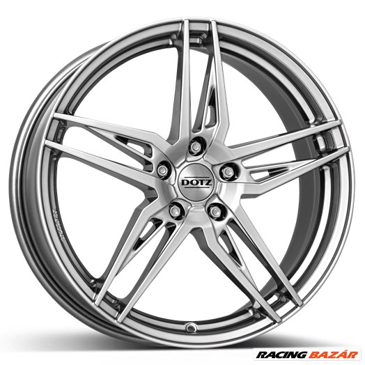 R17 5x100 (57,1) DOTZ Interlagos Shine High Gloss 7.5J ET51 NEW - 450 EUR 6. kép