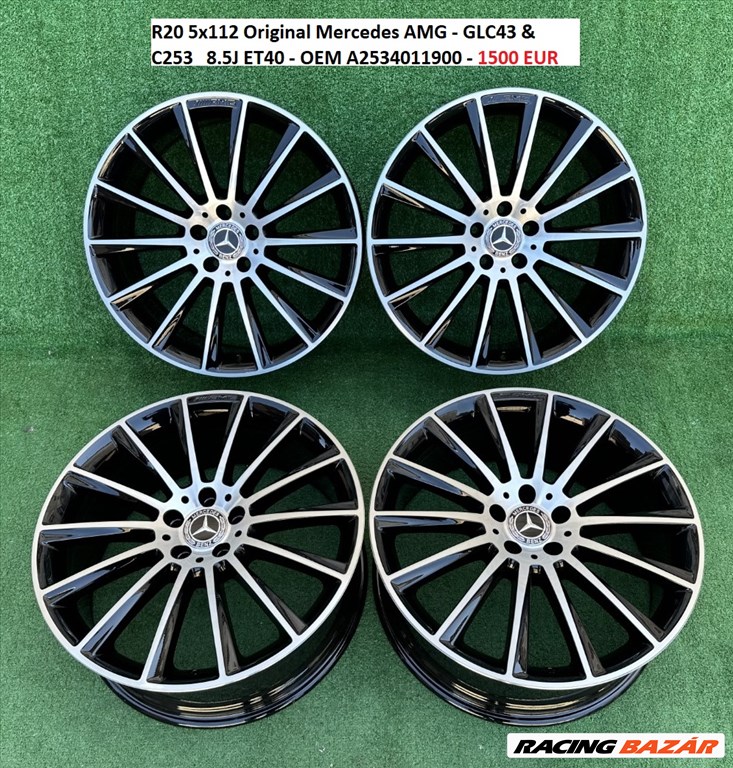 R20 5x112 Original Mercedes AMG - GLC43 & C253   8.5J ET40 - OEM A2534011900  3. kép