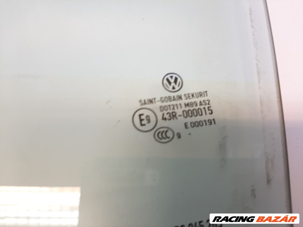 Volkswagen Polo (6R) bal hátsó ajtó üveg lejáró 6R6845205 2. kép