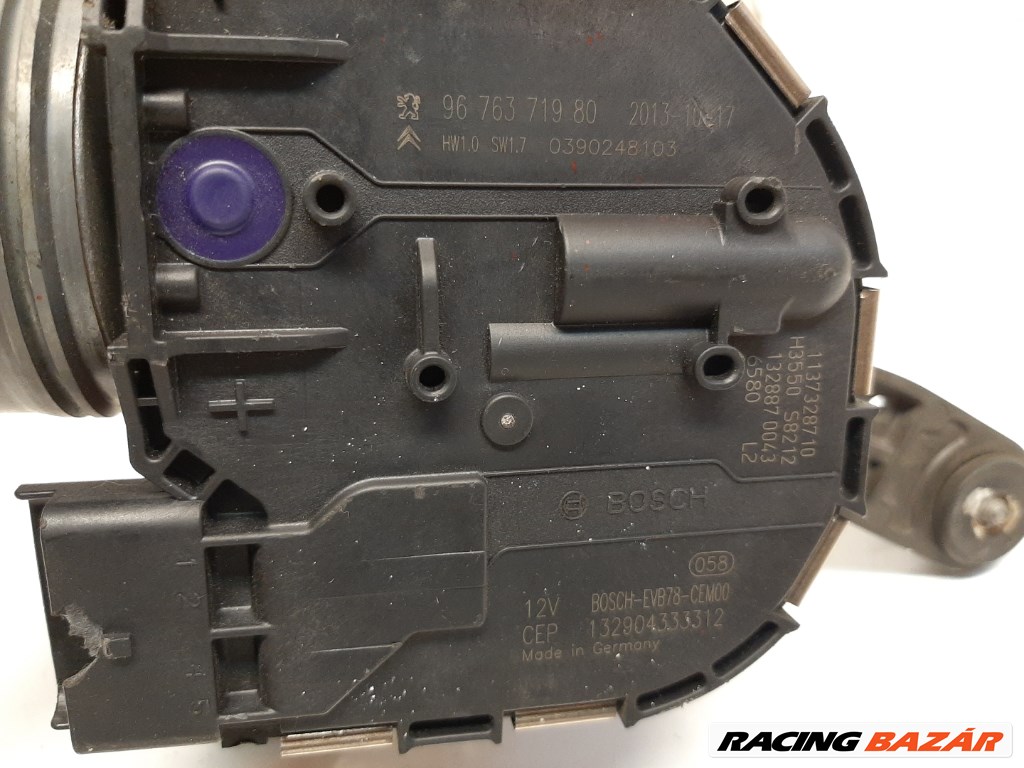 Citroen C4 picasso bal elsõ ablaktörlõ motor 9676371980 3. kép